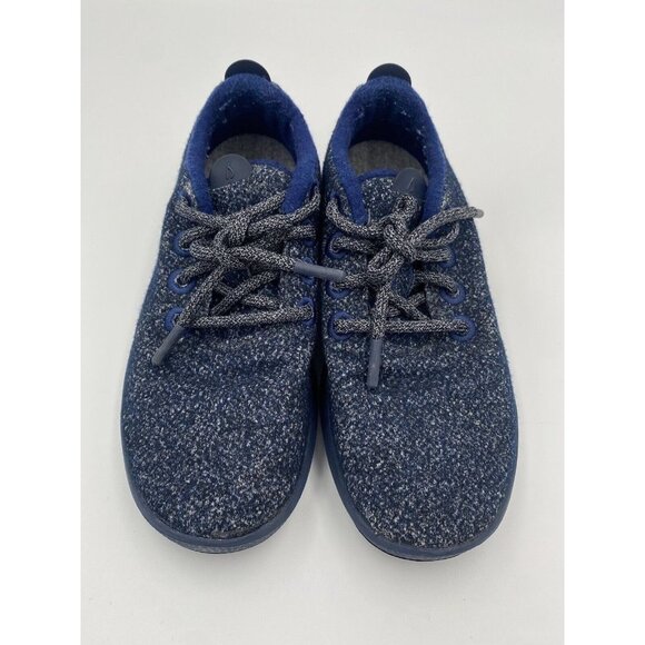 Allbirds Women’s Wool Runners Sneakers All Blue 7 0521 NV1 - Picture 2 of 7
